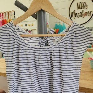 Blue & White Striped